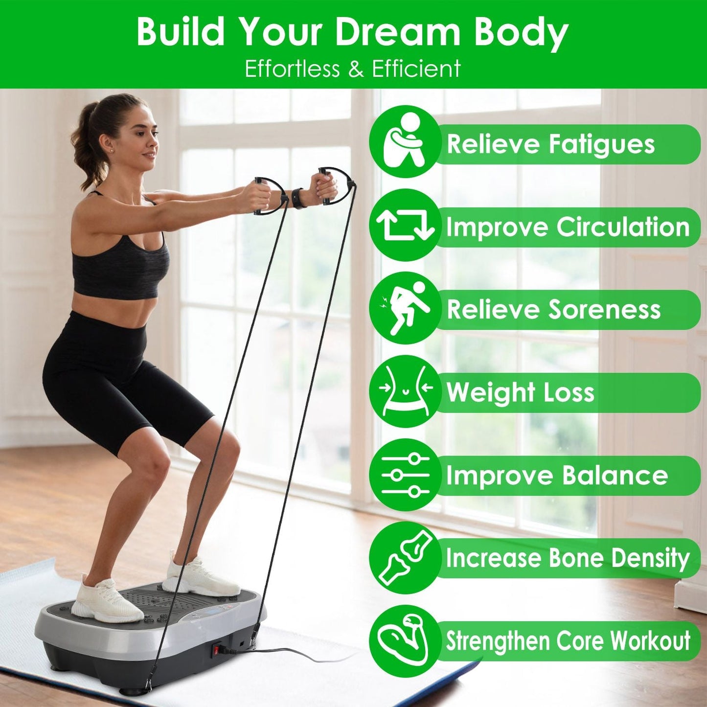 Whole Body Vibration Plate – Home Fitness Machine