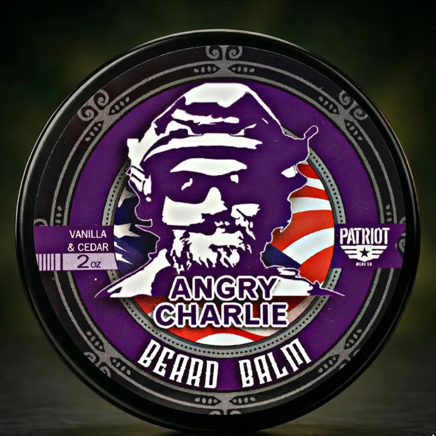 Angry Charlie 2oz Beard Balm – Vanilla & Cedarwood