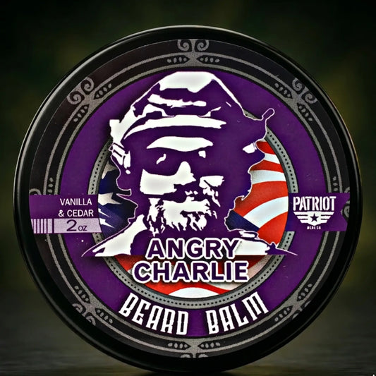 Angry Charlie 2oz Beard Balm – Vanilla & Cedarwood