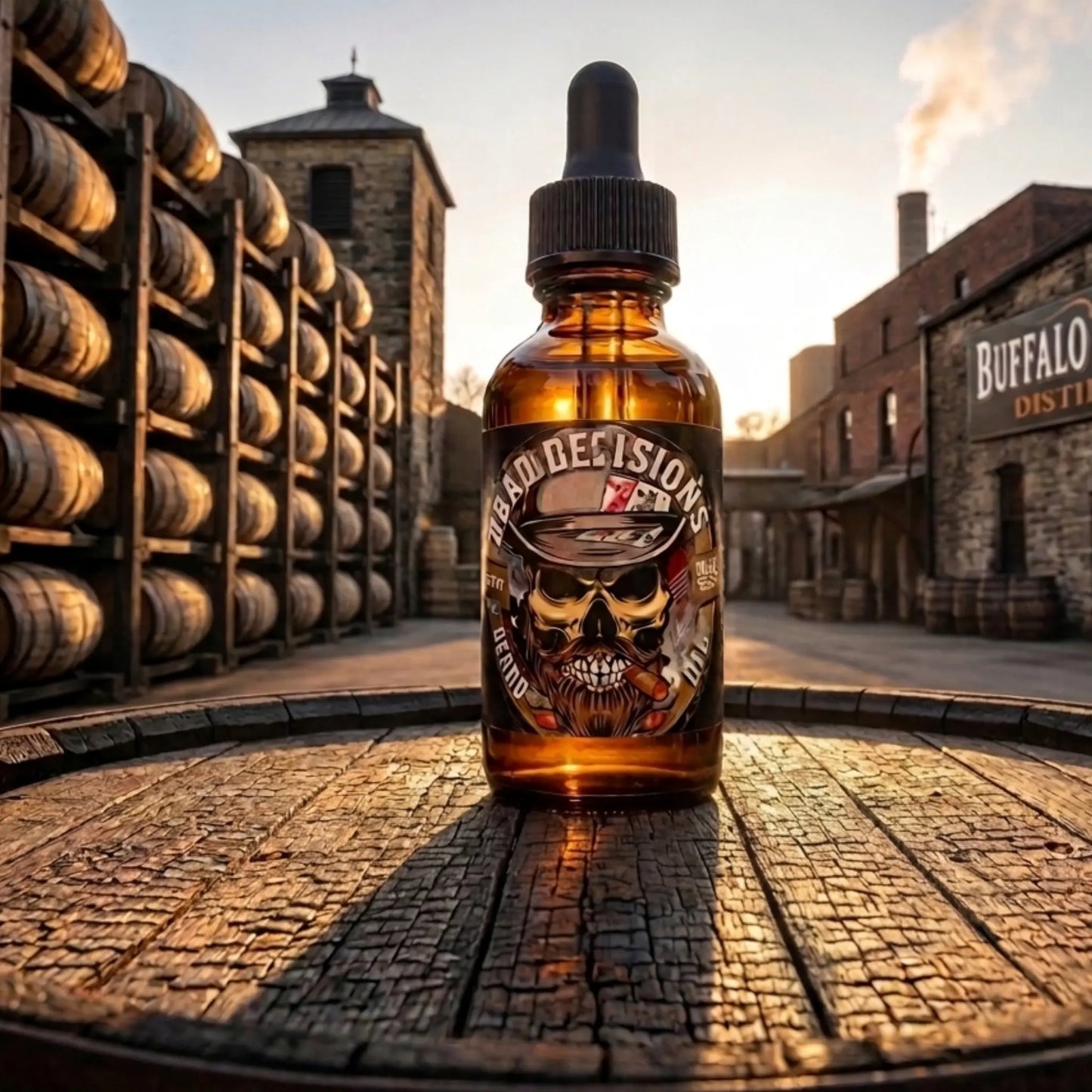 Bad Decisions 1oz Natural Beard Oil – Cedar, Sandalwood & American Bourbon