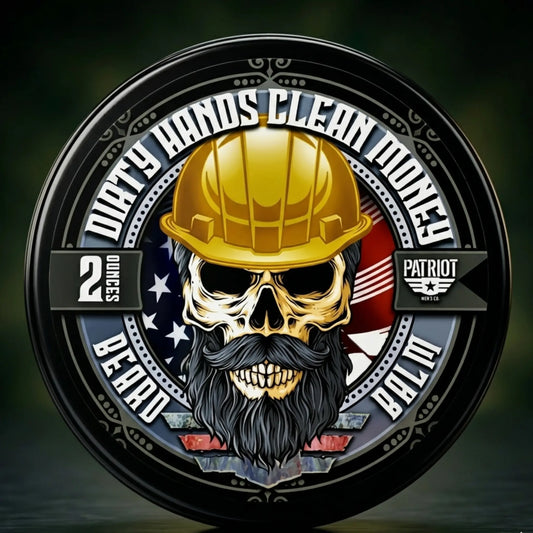 Dirty Hands Clean Money 2oz Beard Balm – Leather & Oakmoss