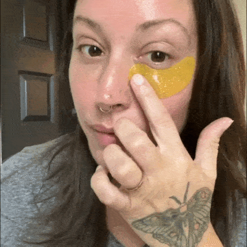 24K Gold Anti-Aging Eye Patches – Hydrogel Under-Eye Masks for Dark Circles & Puffiness