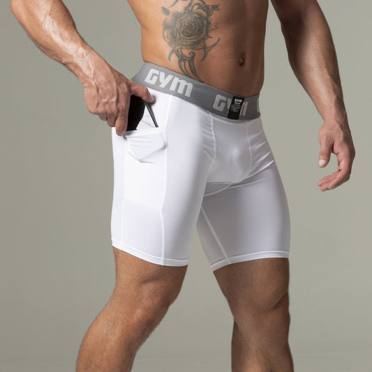 GYM Compression Short with Phone Pocket