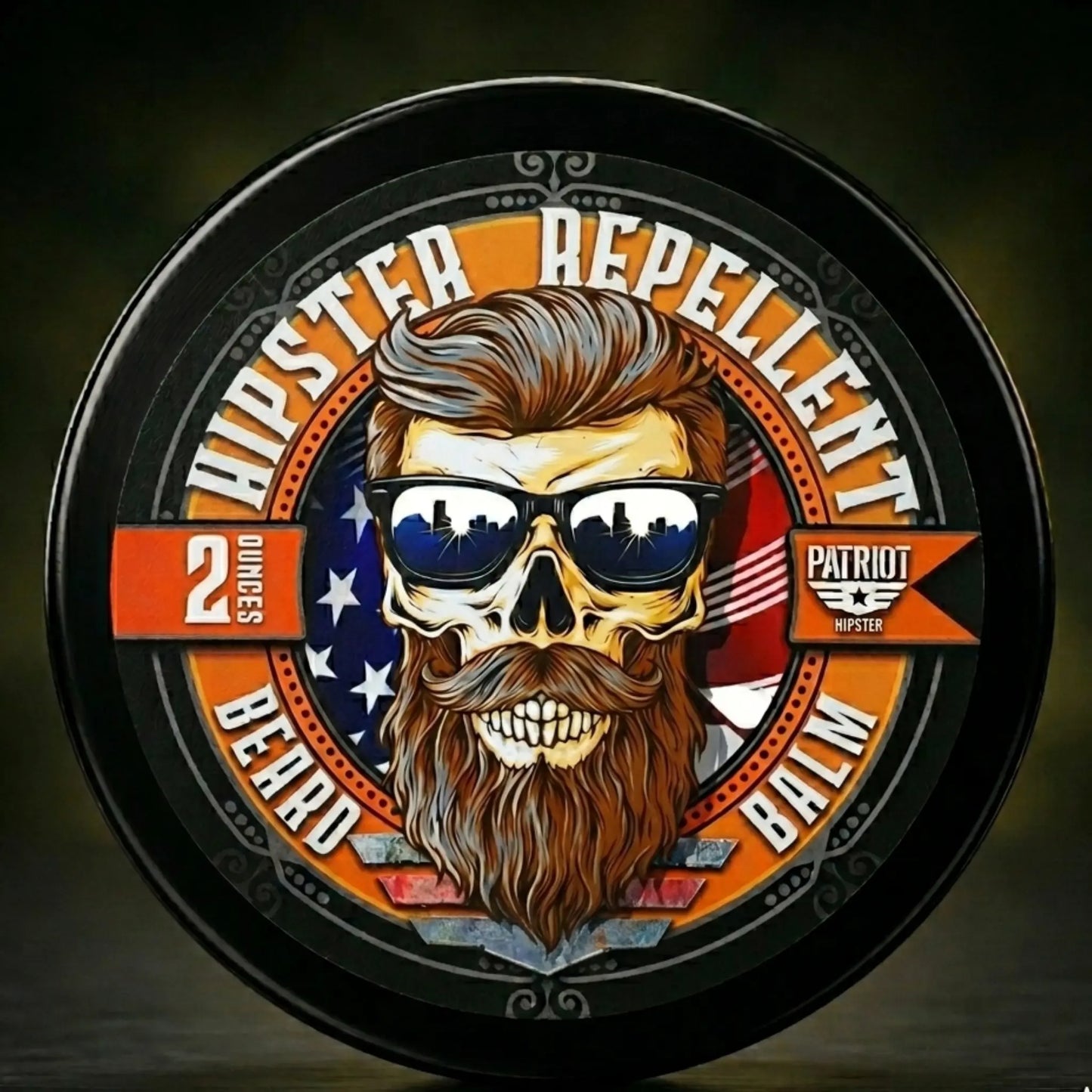 Hipster Repellent 2oz Beard Balm – Citrus, Cedar & Sandalwood
