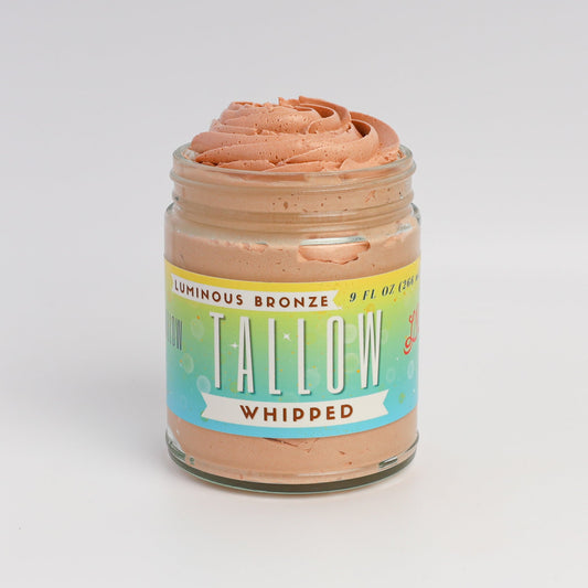 Luminous Bronze Whipped Tallow Moisturizer | Natural Bronzing Body Butter