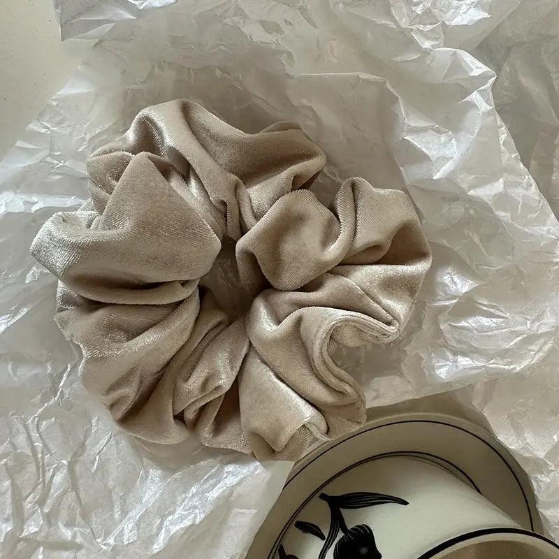 Velvet Flower Scrunchies | Elegant Hair Accessories for Every Occasion