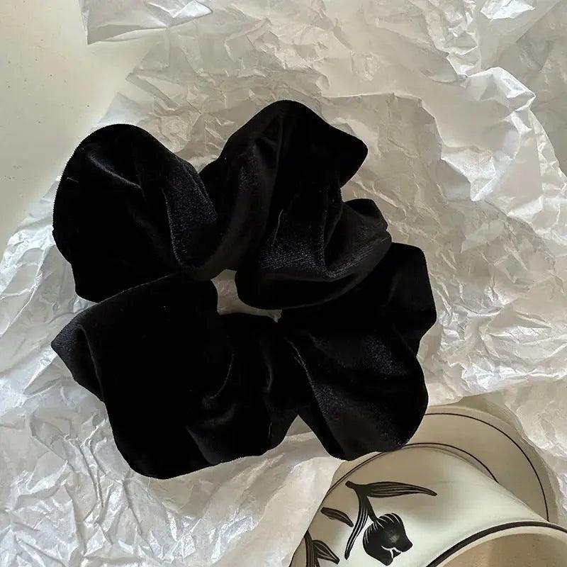 Velvet Flower Scrunchies | Elegant Hair Accessories for Every Occasion