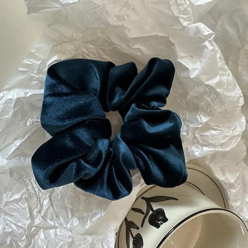 Velvet Flower Scrunchies | Elegant Hair Accessories for Every Occasion