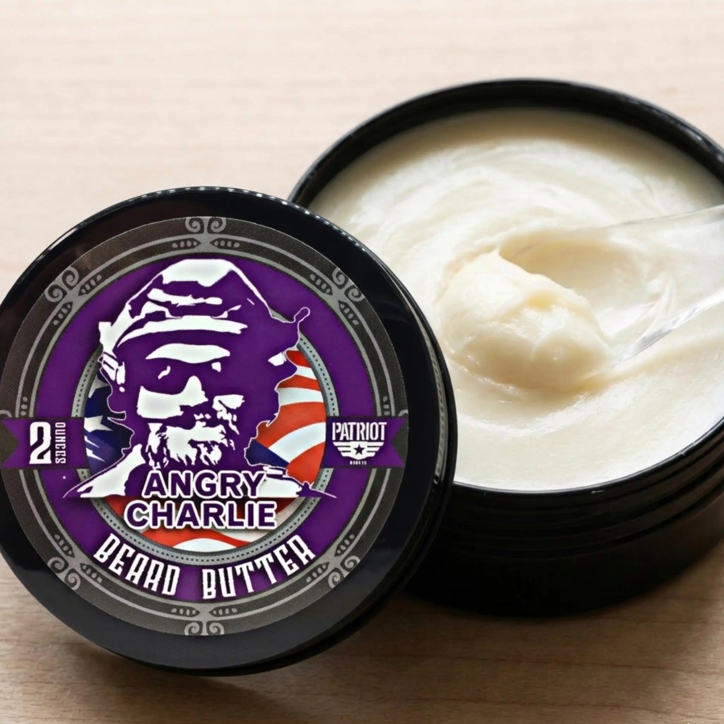 Angry Charlie 2oz Beard Balm – Vanilla & Cedarwood