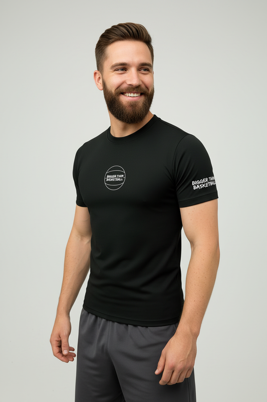 Performance Compression T-Shirt Black - Athletic Model