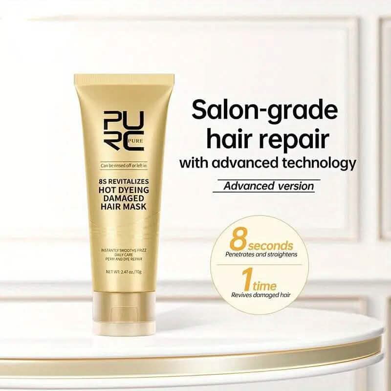 8 Seconds Keratin Hair Mask | 15% Hydrolyzed Keratin & Protein Repair Cream