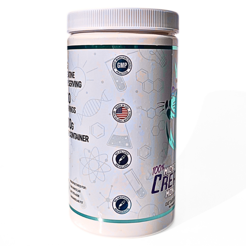 The King's Lab 100% Micronized Creatine Monohydrate — 500g