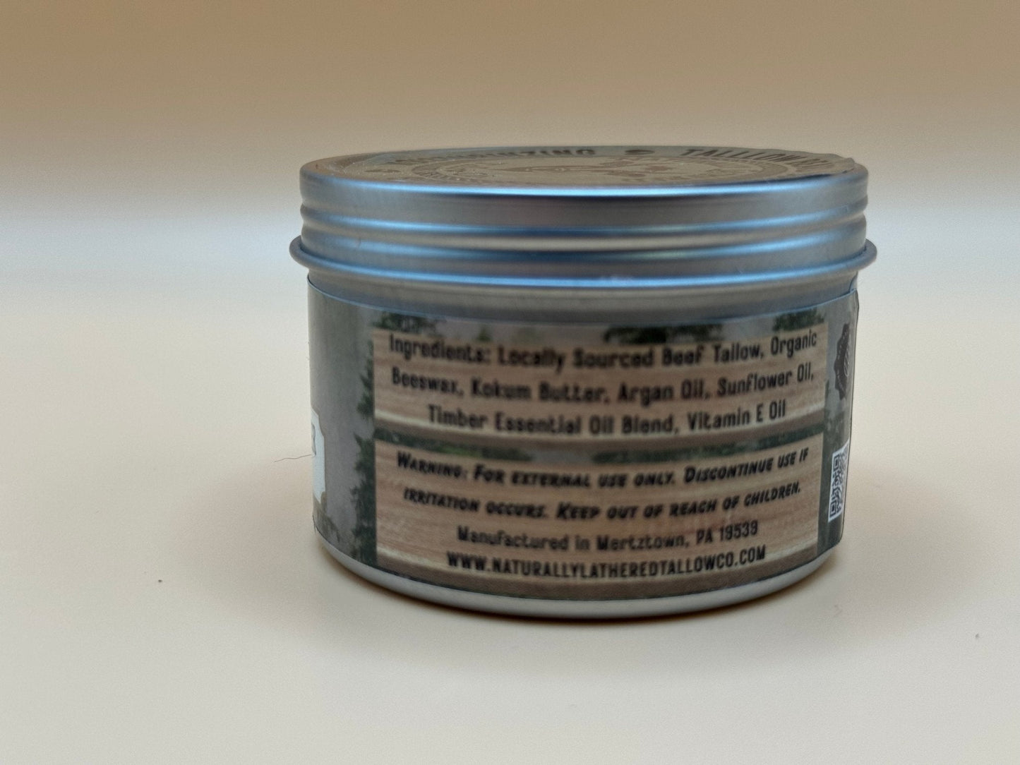 Tallow Beard Butter – Timber & Sandalwood | Naturally Lathered