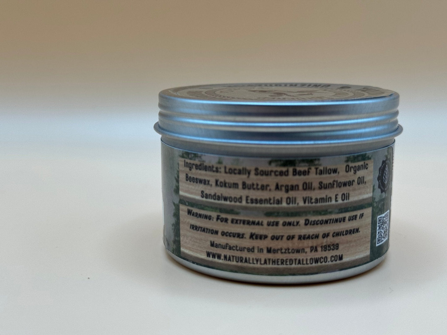 Tallow Beard Butter – Timber & Sandalwood | Naturally Lathered