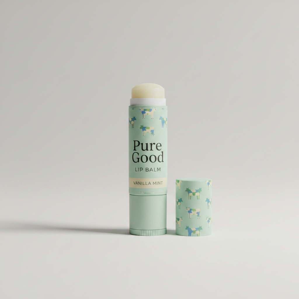 Tallow Lip Balm Square