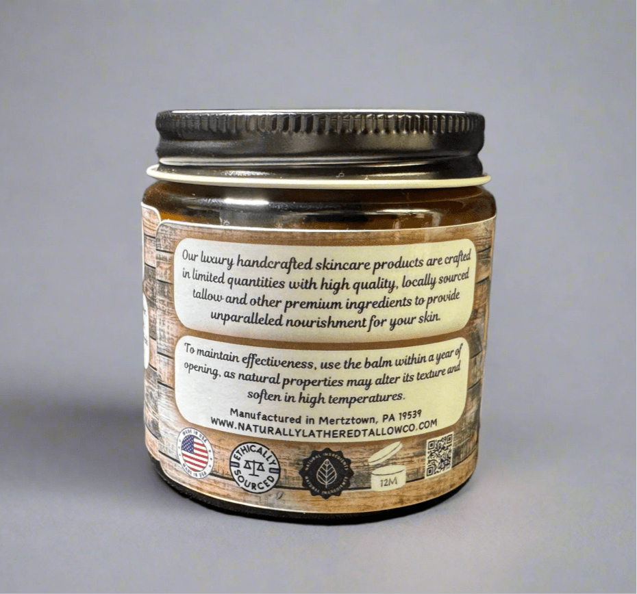 Vanilla Whipped Tallow Balm – 2oz & 4oz