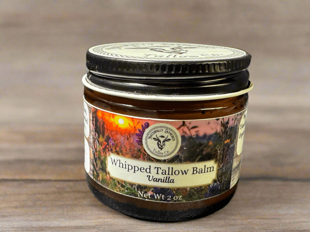Vanilla Whipped Tallow Balm – 2oz & 4oz