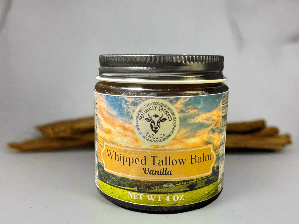 Vanilla Whipped Tallow Balm – 2oz & 4oz
